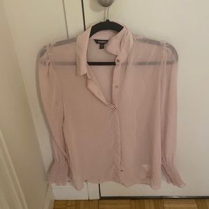 Pink long sleeve shirt